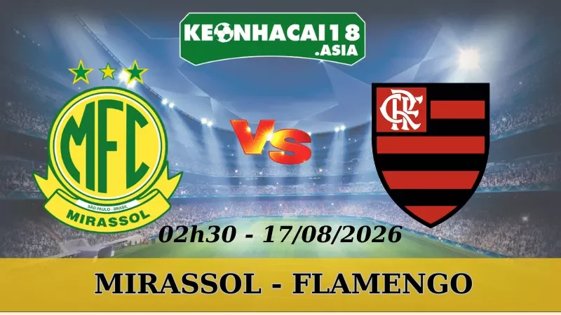 Soi Kèo Nhà Cái Mirassol Vs Flamengo - 17/08/2026 | VĐQG Brazil